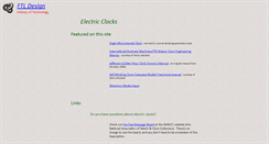 Desktop Screenshot of electric-clocks.com
